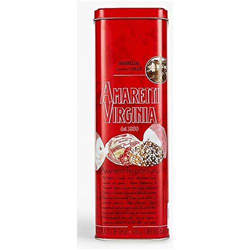 Amaretti Virginia Crunchy Red Tin