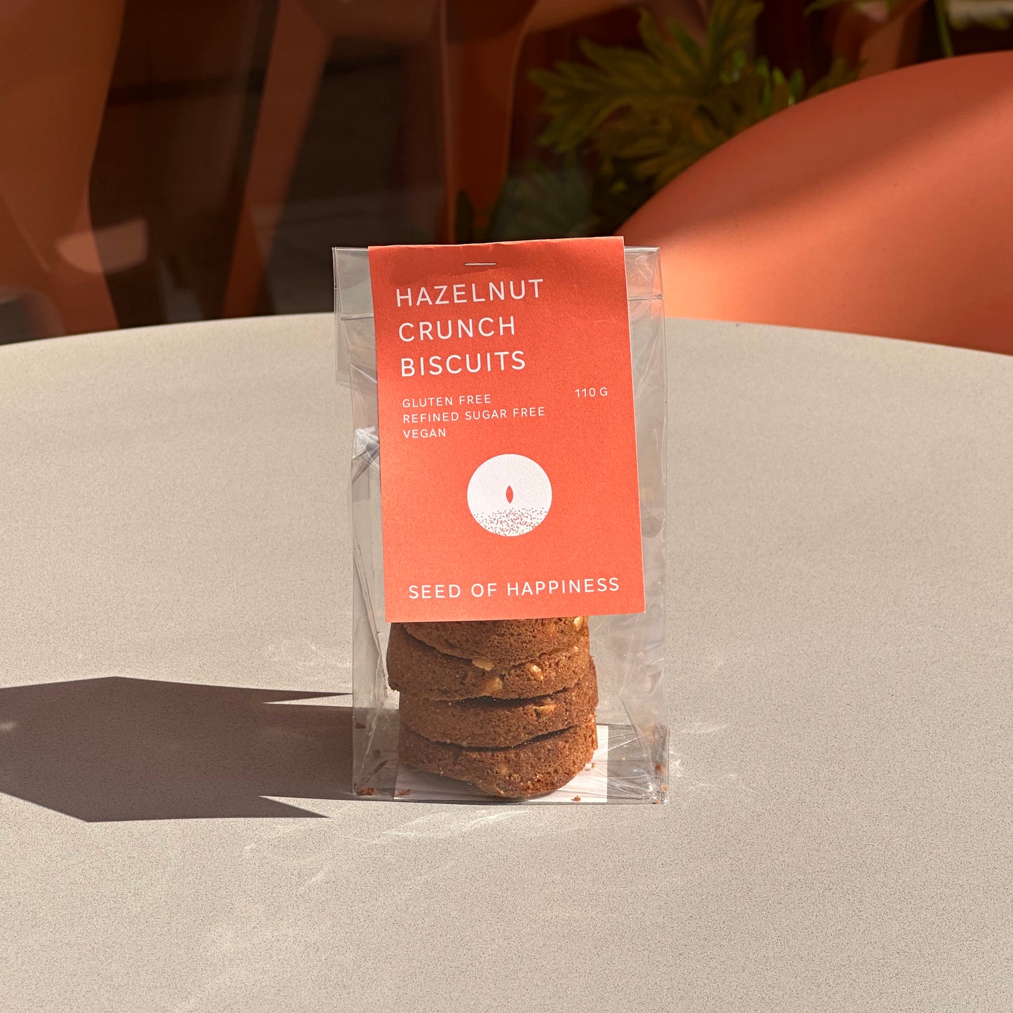 Seed of Happiness Hazelnut Crunch Biscuits