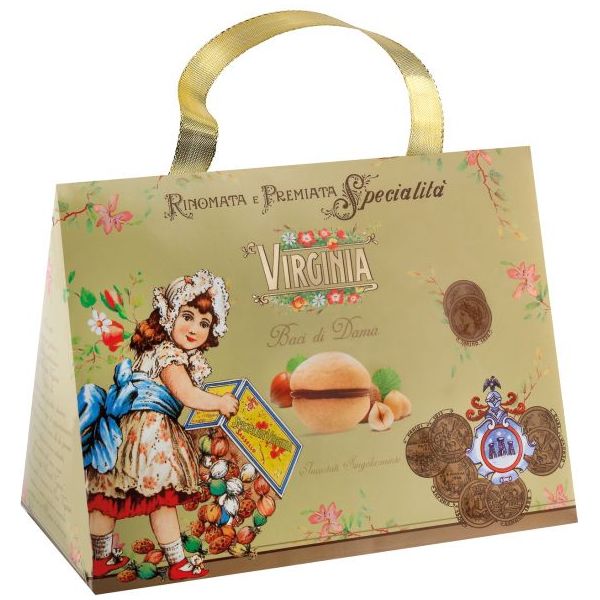 Amaretti Virginia Baci di Dama Green Bag
