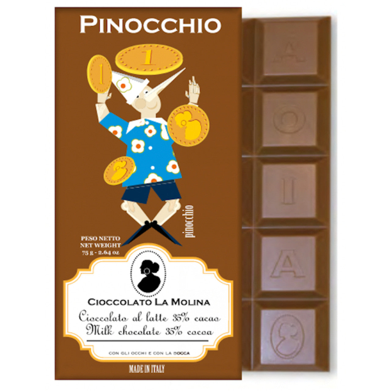 LA MOLINA Pinocchio Series Chocolate Bars