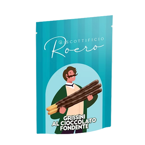 Biscottificio Roero Grissini with Dark Chocolate 170gr
