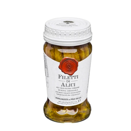 Segretti di Sicilia Achovies in Olive Oil