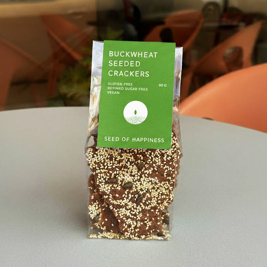 Seed of Happiness Buckwheat Seeded Crackers