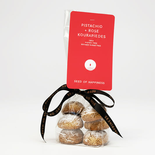 Seed of Happiness Pistachio Rose Kourabiedes