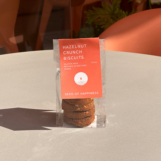 Seed of Happiness Hazelnut Crunch Biscuits