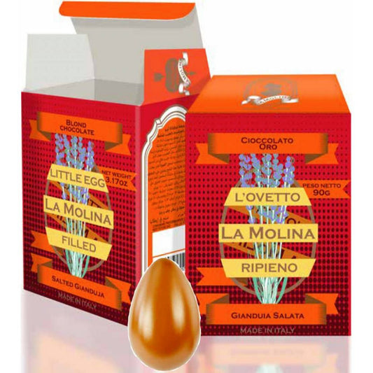 La Molina Little Eggs Blond Chocolate with Salted Gianduja