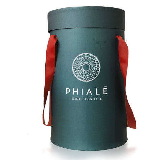 Phialē Wines Luxury Green Hatbox